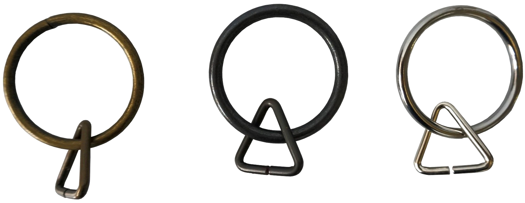 ringen aan leren bandjes gordijn ringen