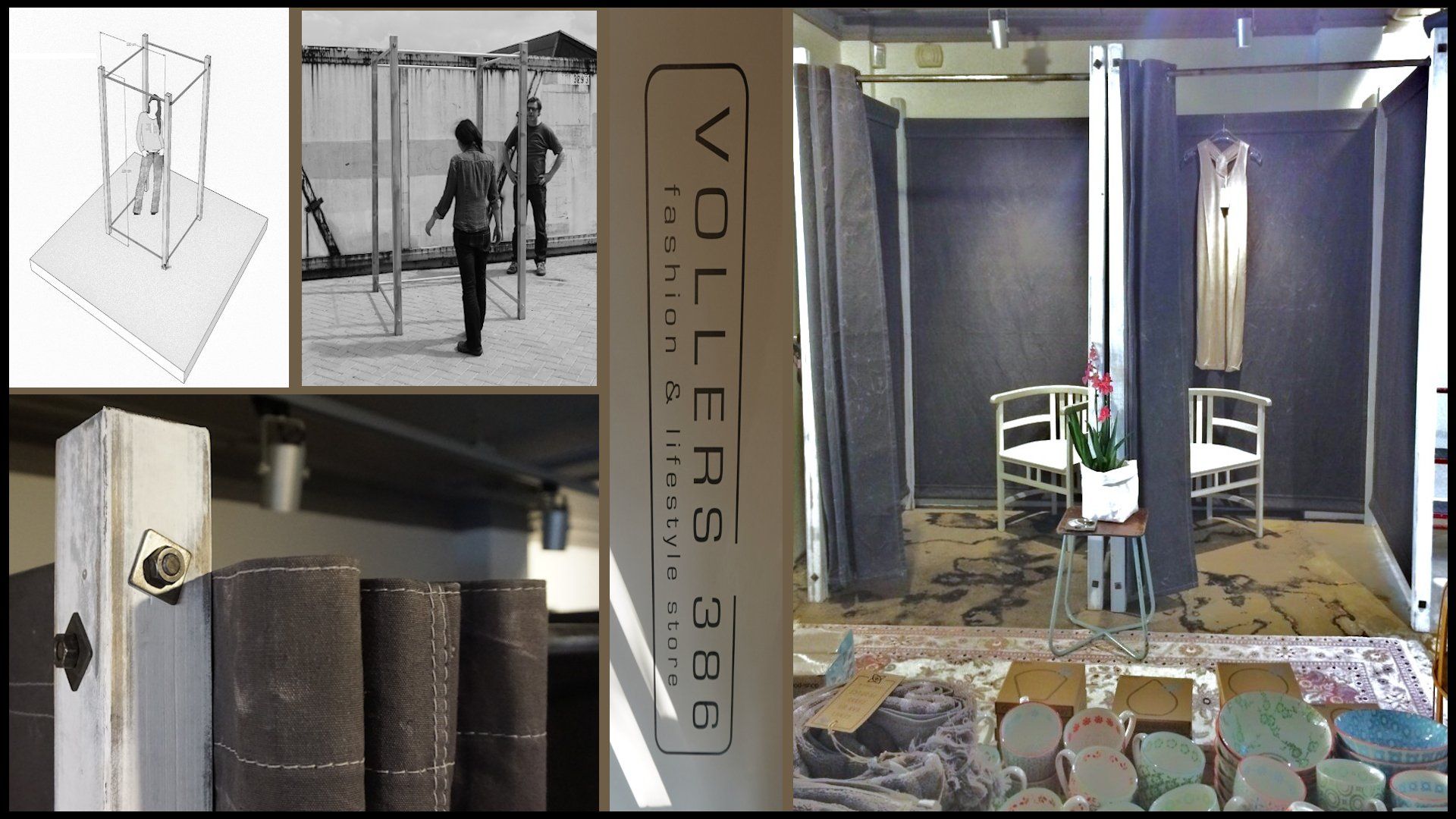 paskamer gordijnen - Vollers 386 - canvas gordijnen - gordijnen op maat - interieur styling