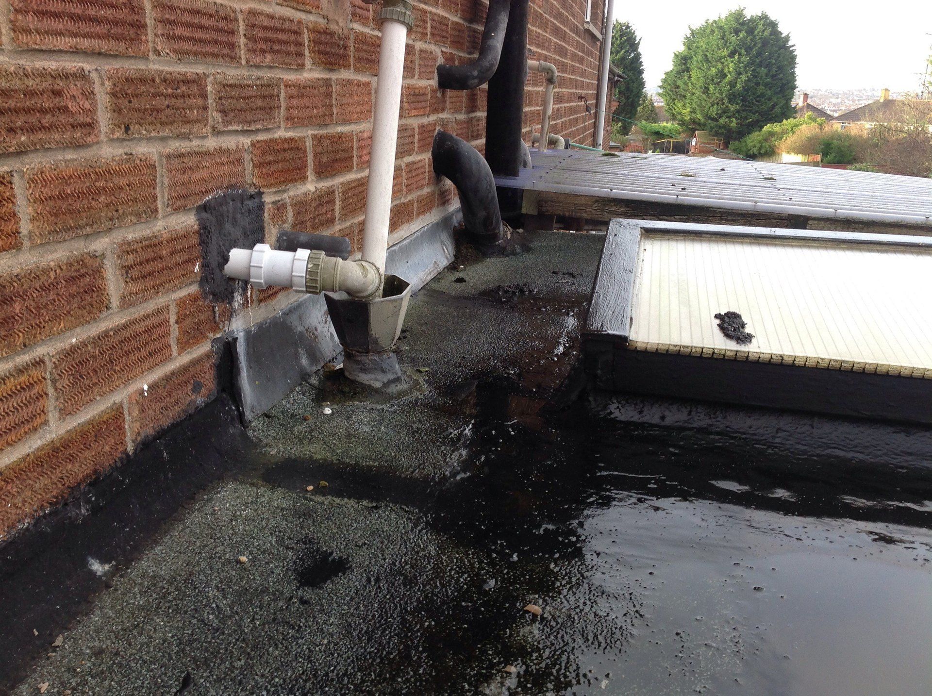 Fibreglass Flat Roof