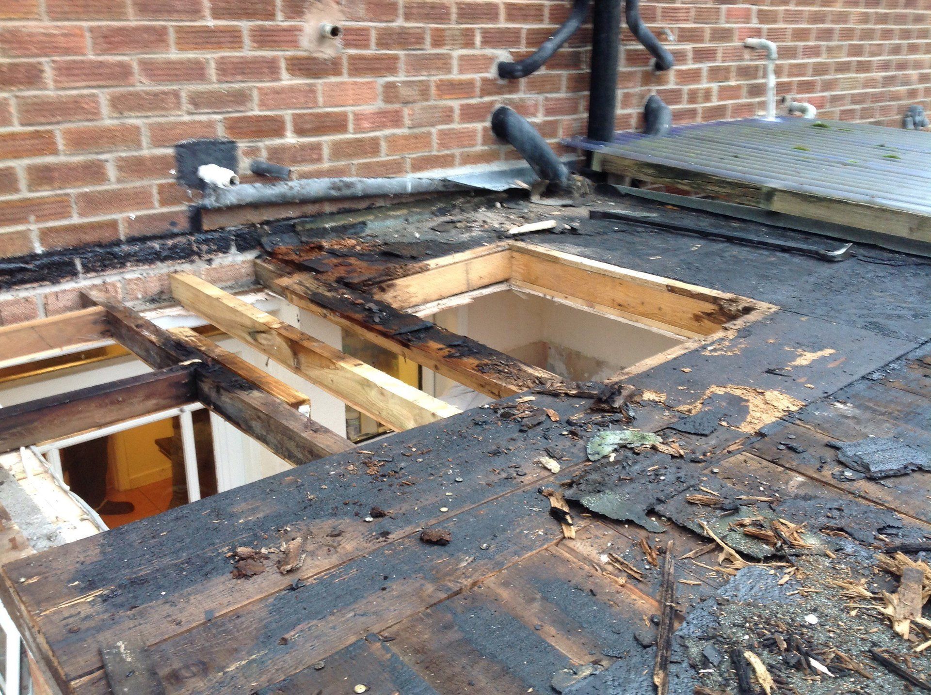 Fibreglass Flat Roof