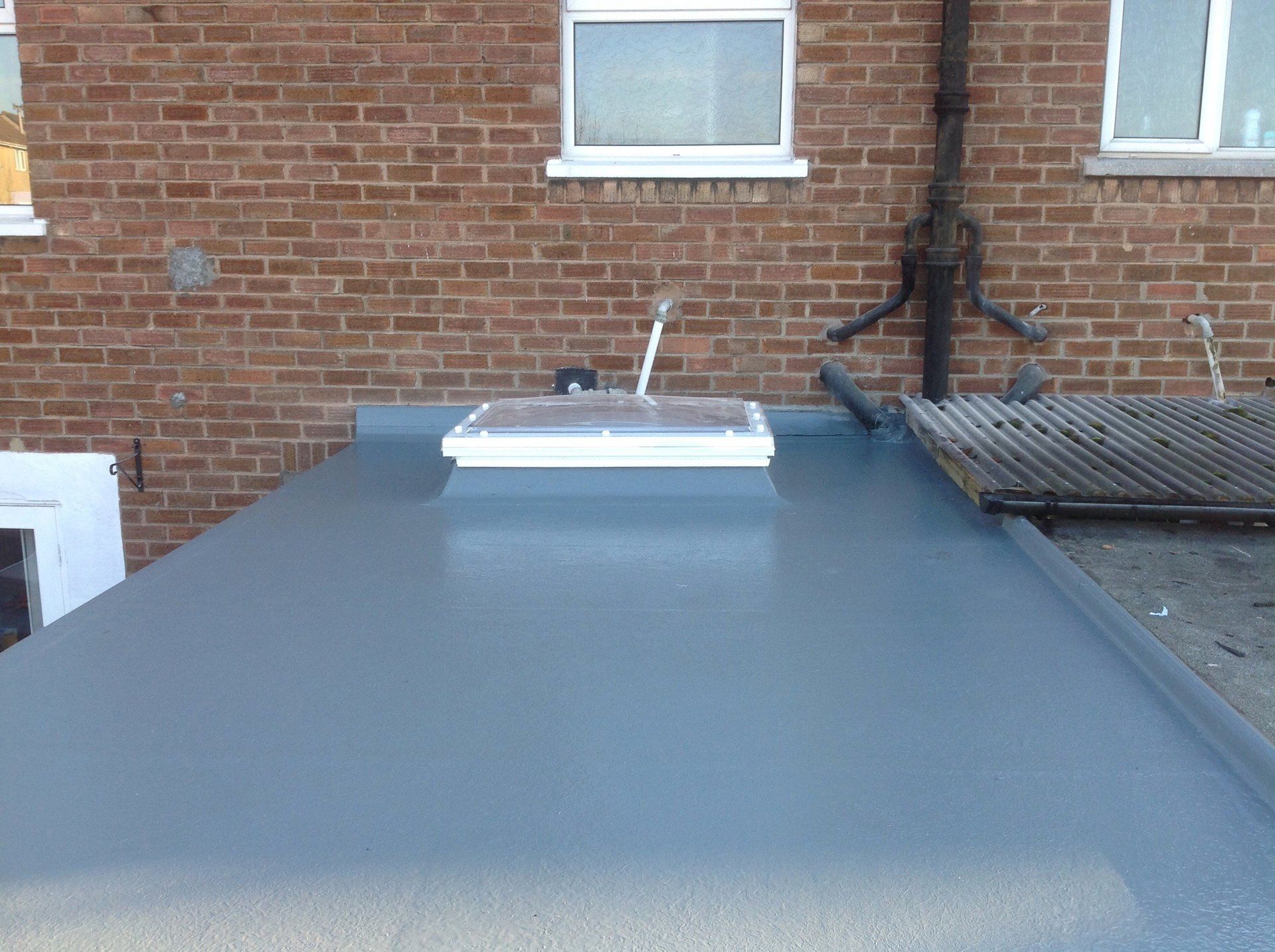Fibreglass Flat Roof