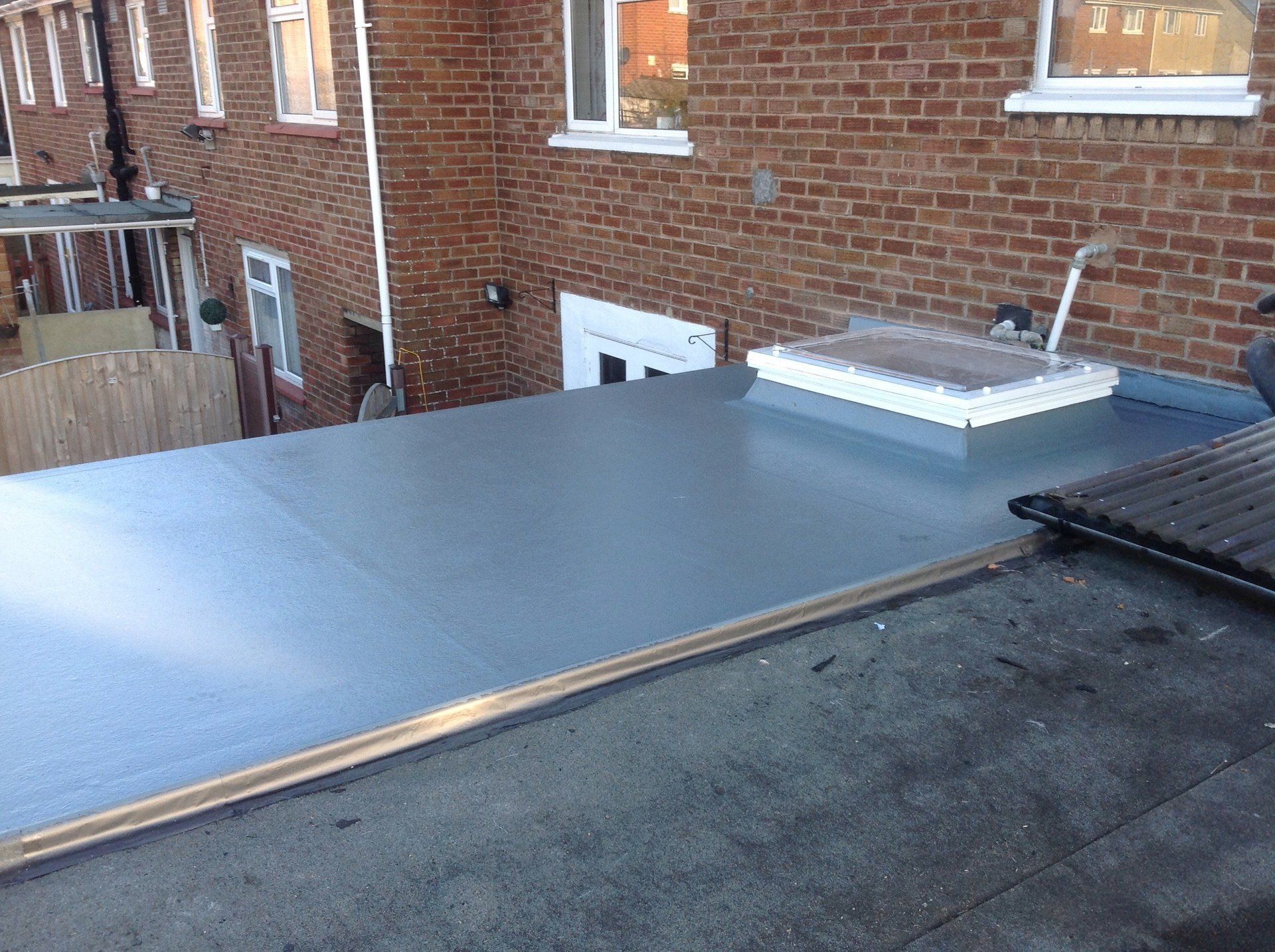 Fibreglass Flat Roof