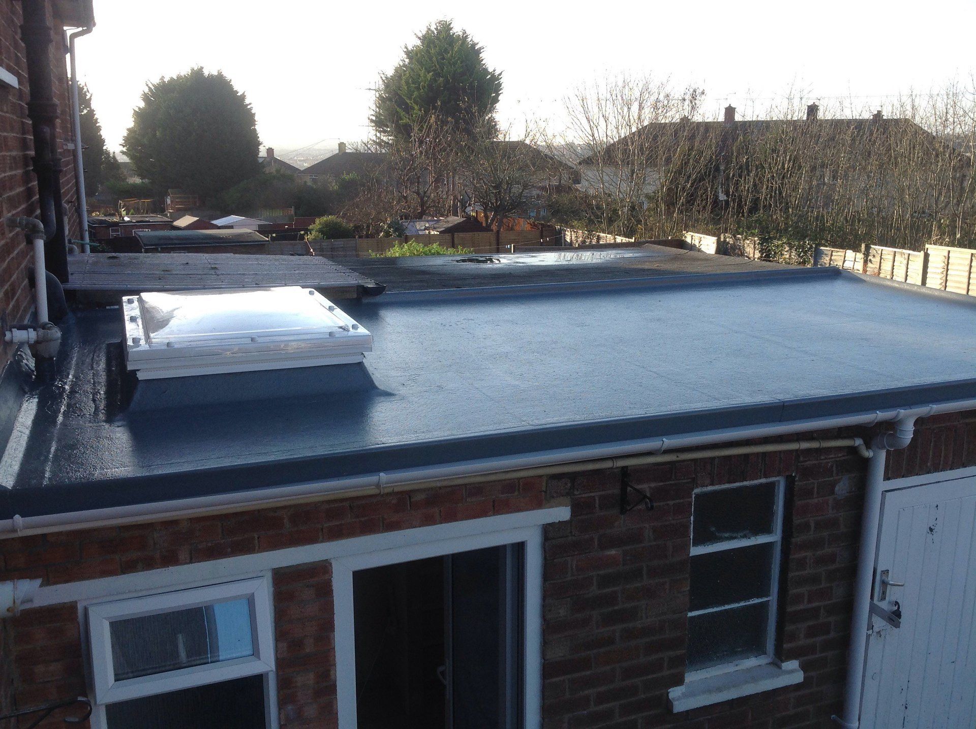 Fibreglass Flat Roof