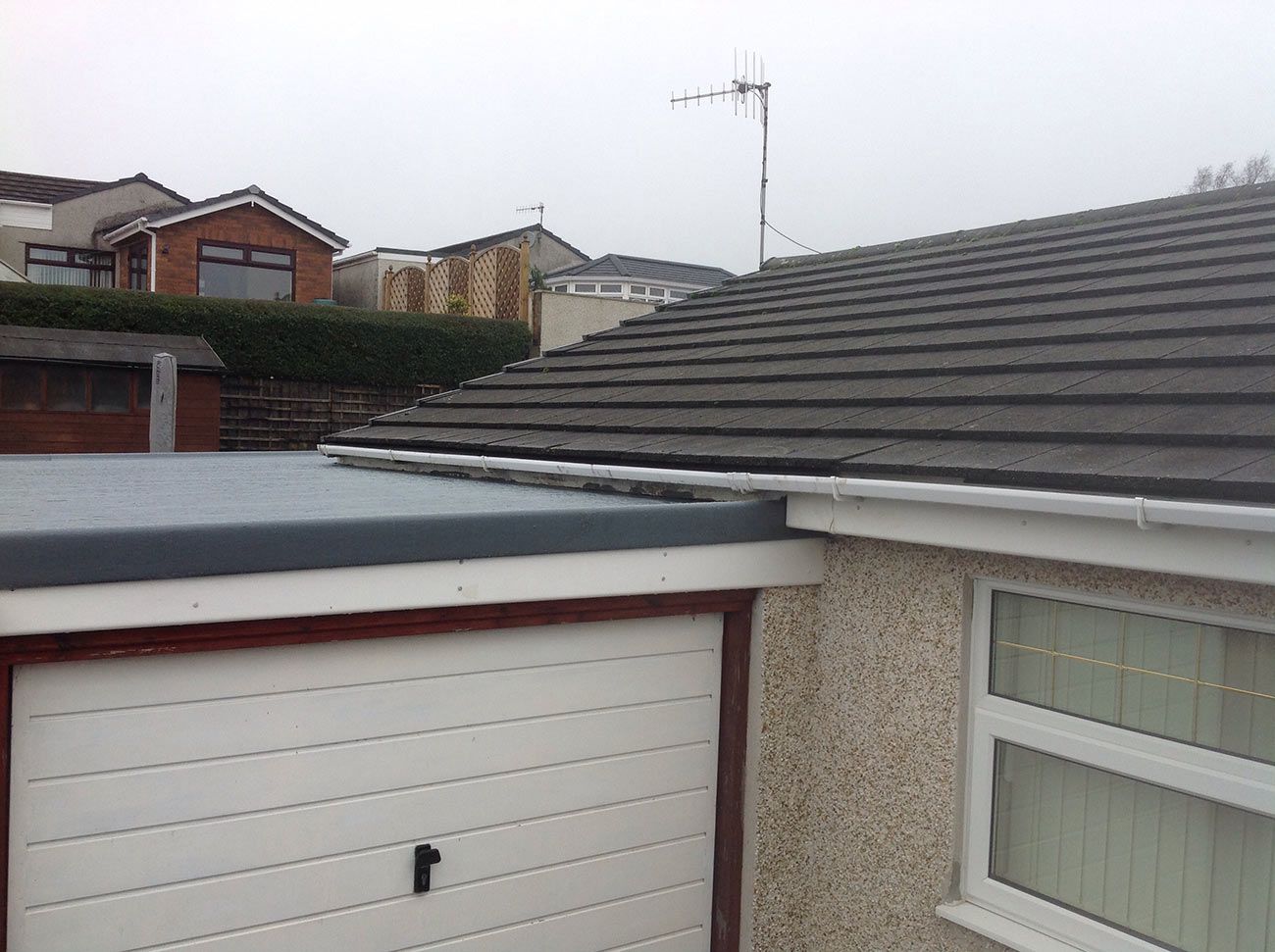 Fibreglass Roof Garage Roof