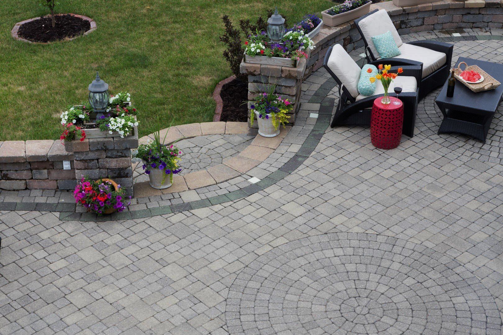 Landscape project in Chester County, fire pits, Chester County patios, Chester County pavers, one day estimate, yard in Chester County, Chester County project team, landscaping in Chester County