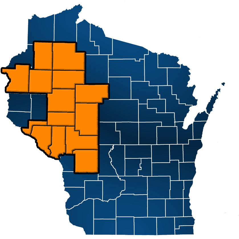Proudly Servicing 14 Counties in Western and Northwestern Wisconsin | Gibson's WaterCare