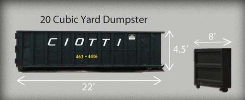 20 Cubic Yard Dumpster — Hauling Industry in East Syracuse,NY