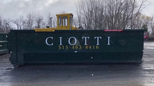 Garbage materials – Ciotti Enterprises, Garbage materials – Ciotti Enterprises, Dumpsters in East Syracuse, NY