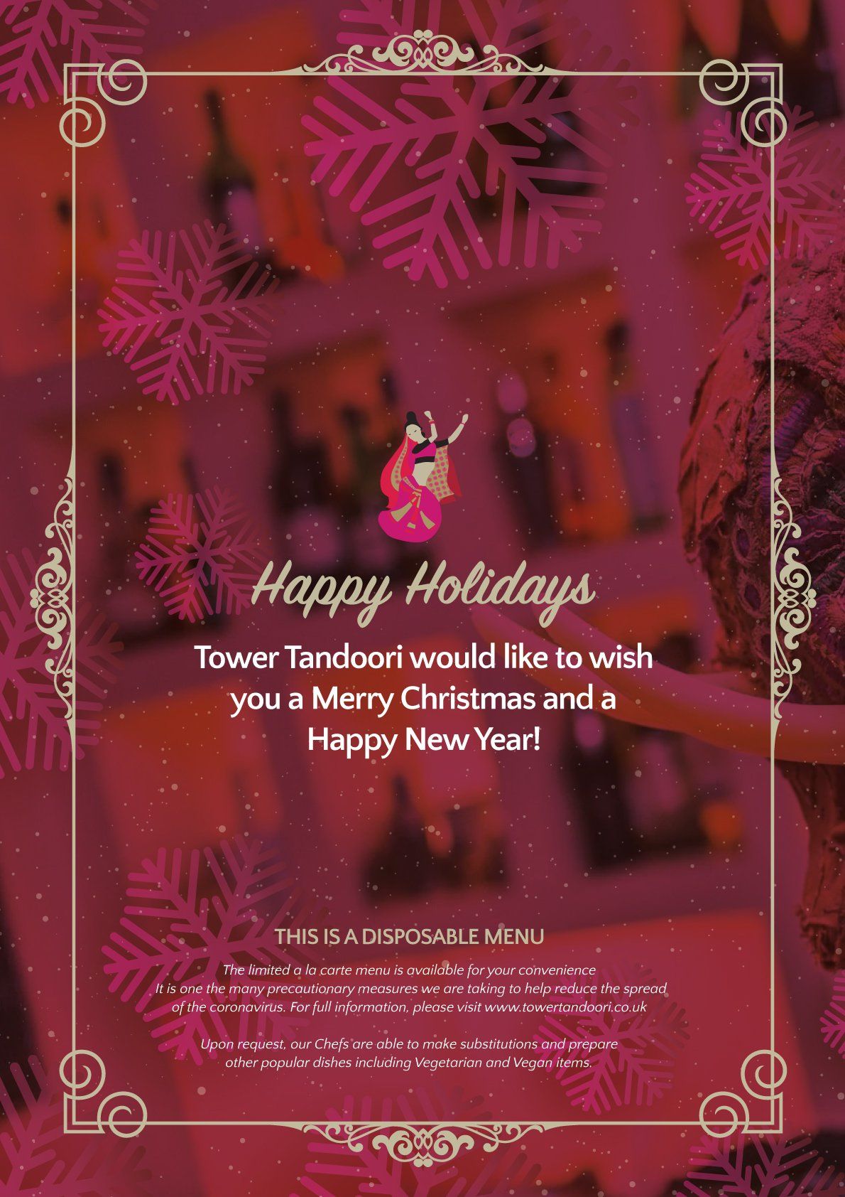 festive menu