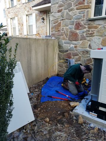 Residential Electrician — Electrician Technician at work on a Electrical Panel in Elizabethtown, PA