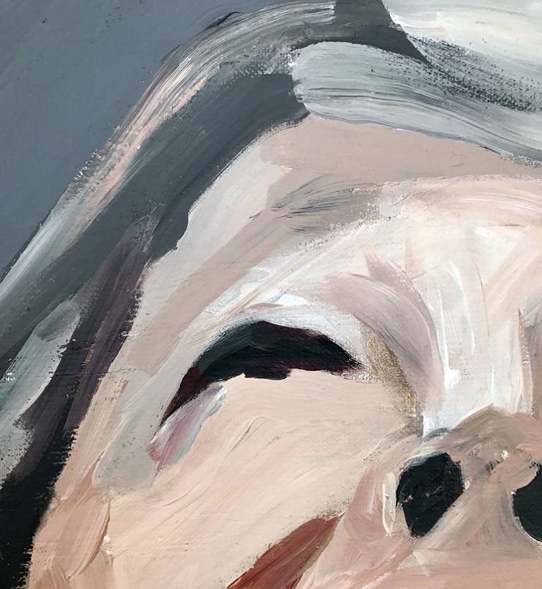 wallpaper hard wax natalia lewandowska @natalia.lew.andowska @natalia.lewandowska.art painting