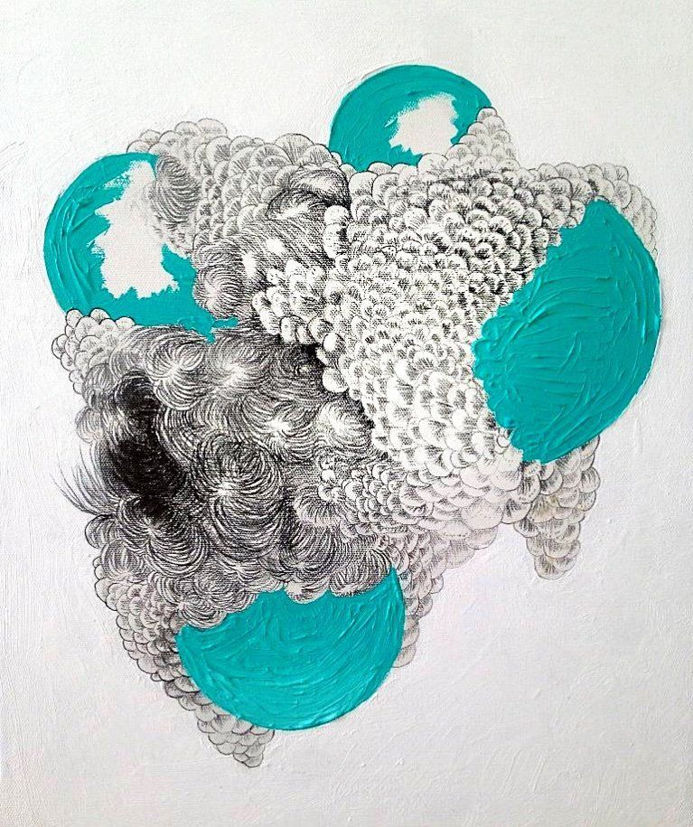 Hard Wax by Natalia Lewandowska © natalia lewandowska art saatchi painting hard wax