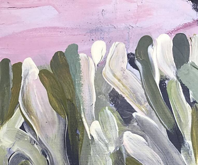 wallpaper hard wax natalia lewandowska @natalia.lew.andowska @natalia.lewandowska.art painting