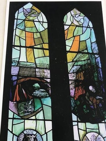 Stained glass window