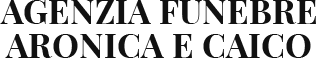 AGENZIA FUNEBRE ARONICA E CAICO - LOGO