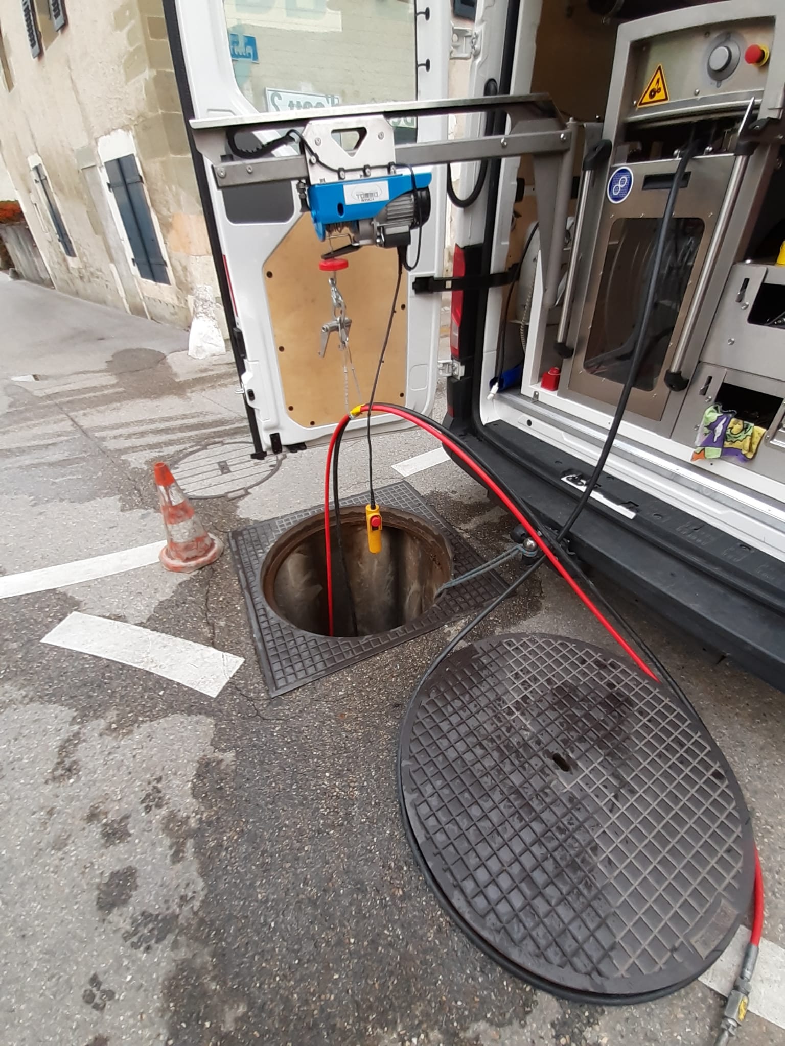 Canalisation en Valais