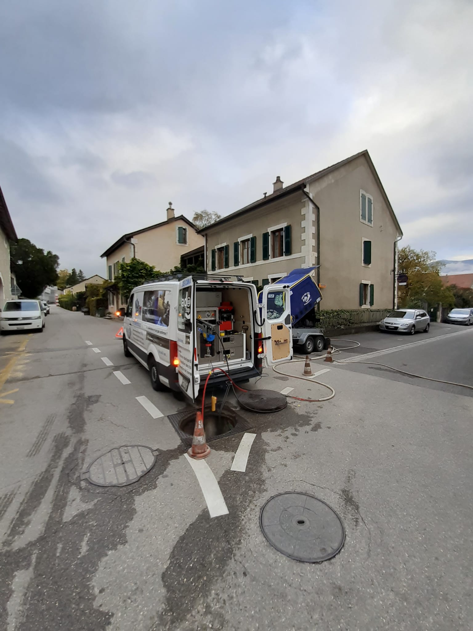 Test étanchéité canalisation