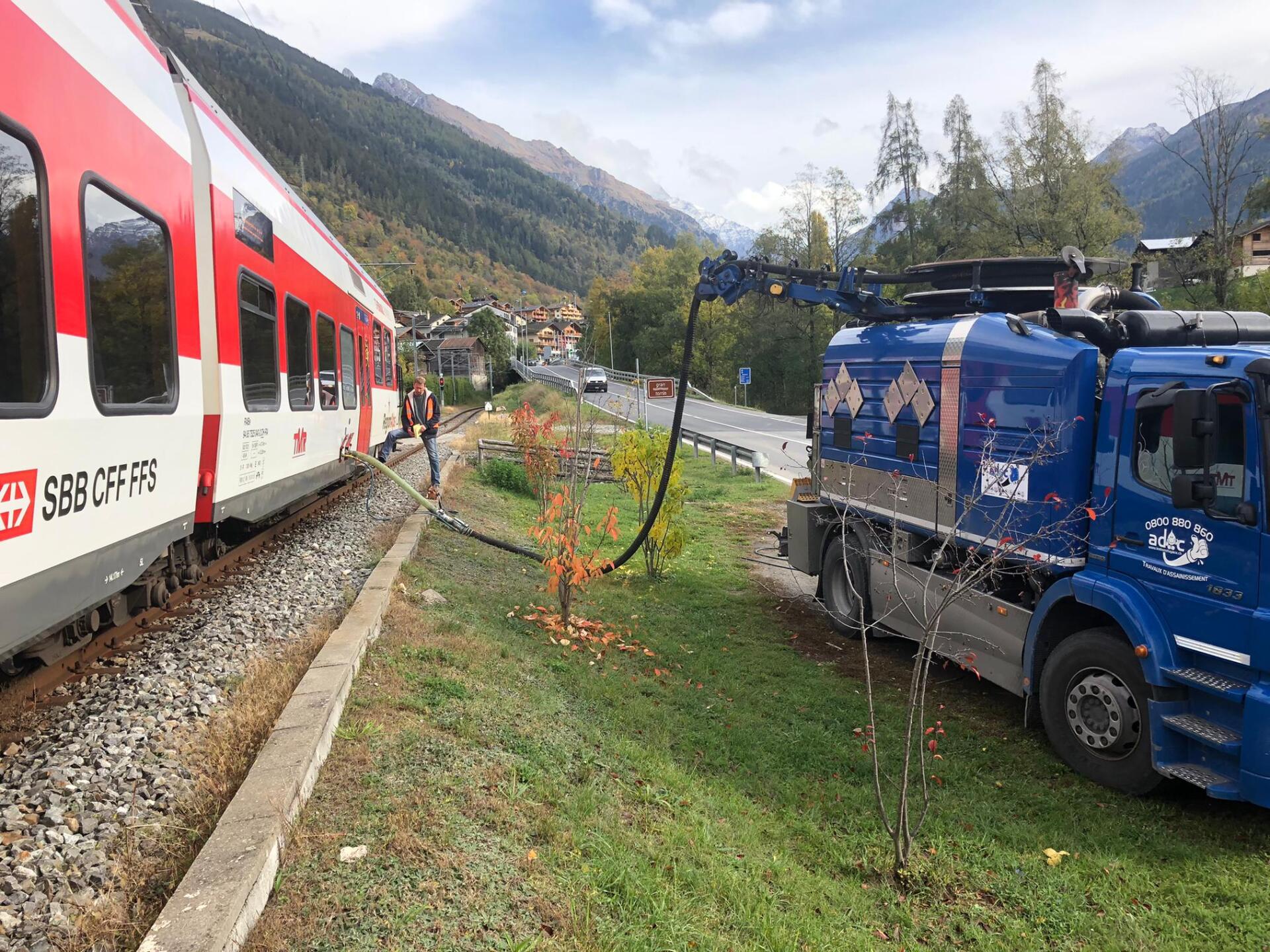Nettoyage de fosses en Valais