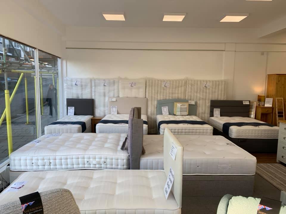 bedding showroom