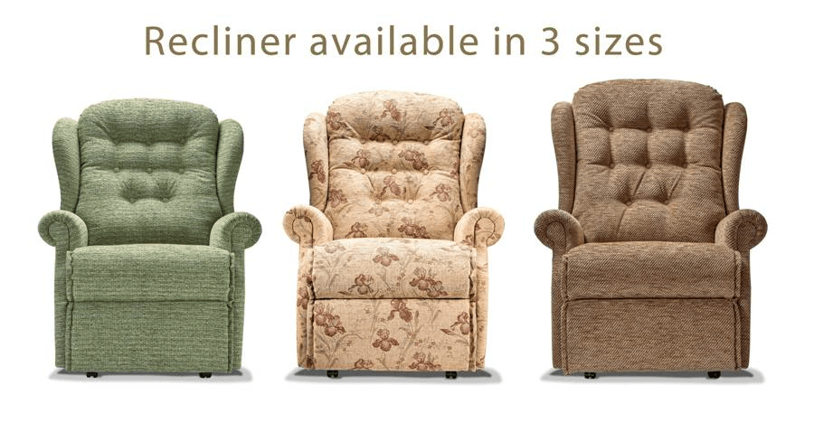 Recliner in 3 sizes
