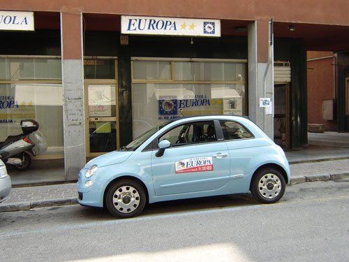 fiat 500 della scuola guida