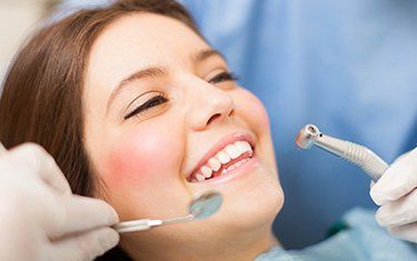 A person getting dental care in Kalamazoo Township, MI