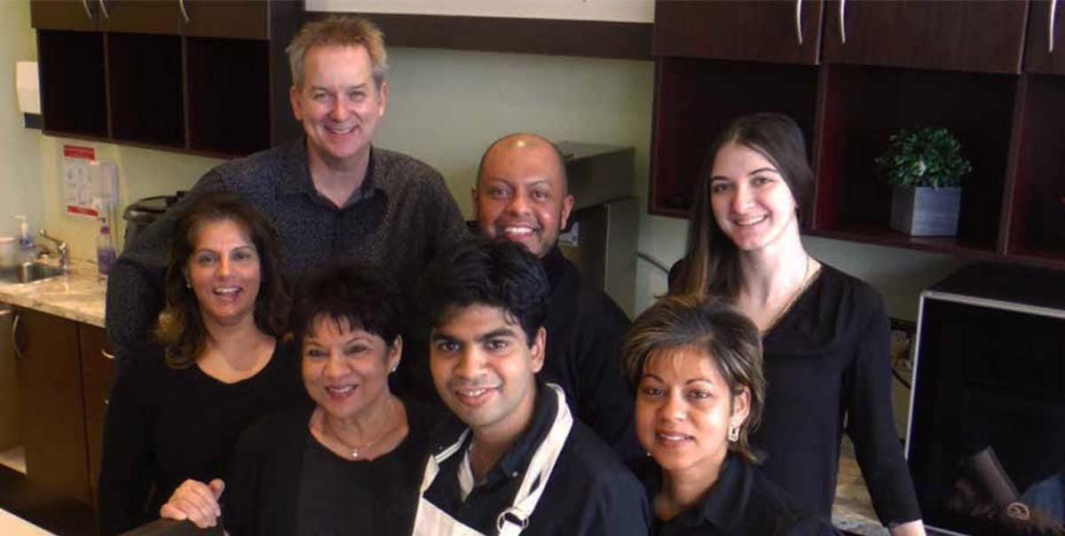 The team at Wayne's Cup, Markham, Ontario