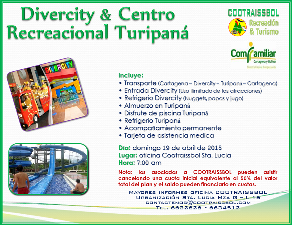 COOTRAISSBOL - Actividades cootraissbol