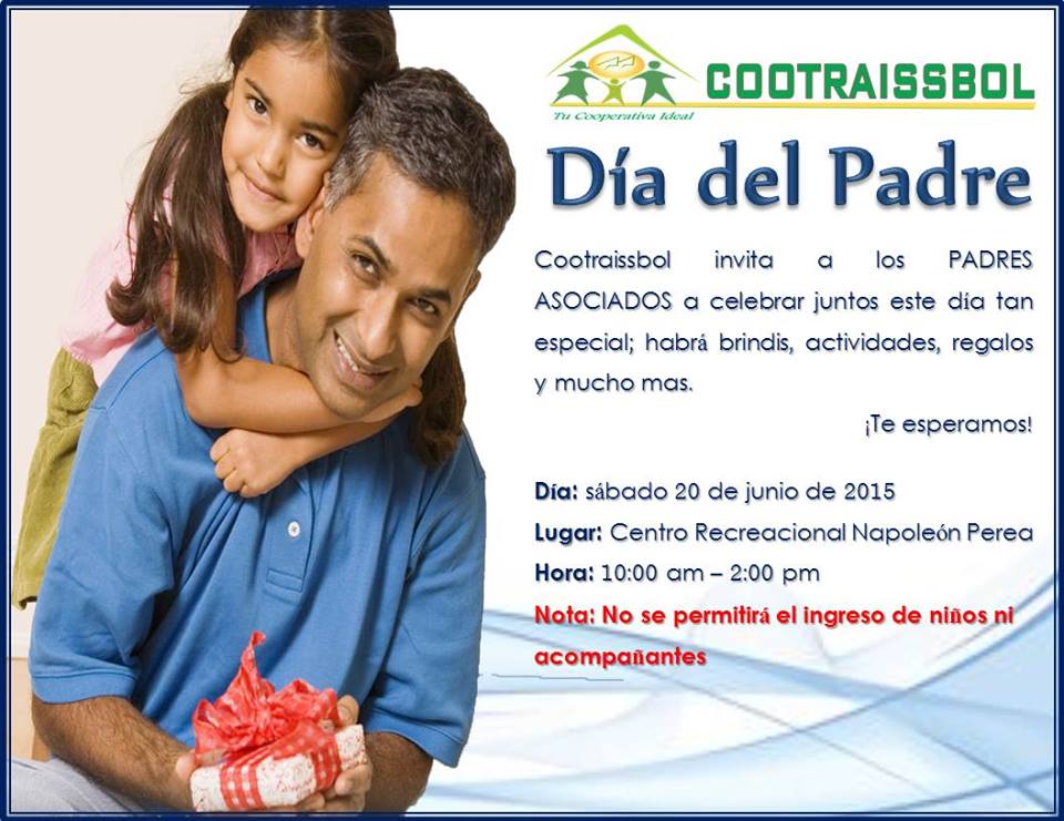 COOTRAISSBOL - Actividades día del padre