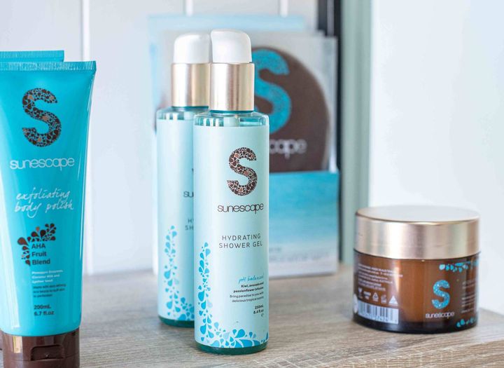 A Beauty Salon's Shower Gel Products — Beauty Salon in Bundaberg, QLD