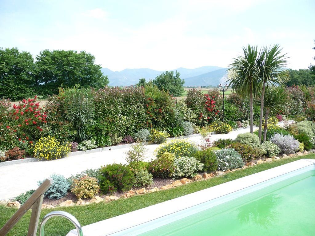 villa con piscina