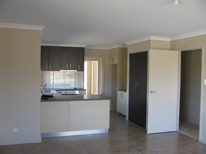 view of new kitchen from living room