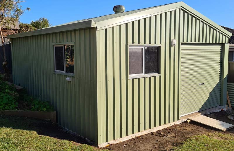 Residential Shed installed by Parham Construction in Mount Gambier