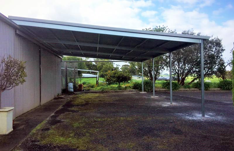 Large Carport installed by Parham Construction in Mount Gambier