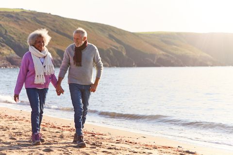 Old Couple Bonding — Naples, FL — Cunningham Insurance Agency