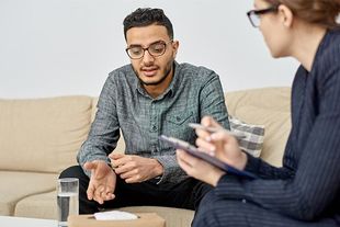 Man With Eyeglass During Counseling — Hewlett, NY — MT Your Mind