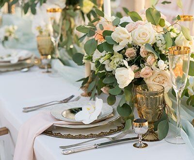 Table With Flowers - Special Occasions in Baltimore, MD Table With Flowers - Special Occasions in Baltimore, MD