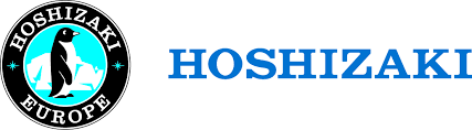 A logo for hoshizaki europe with a penguin on it