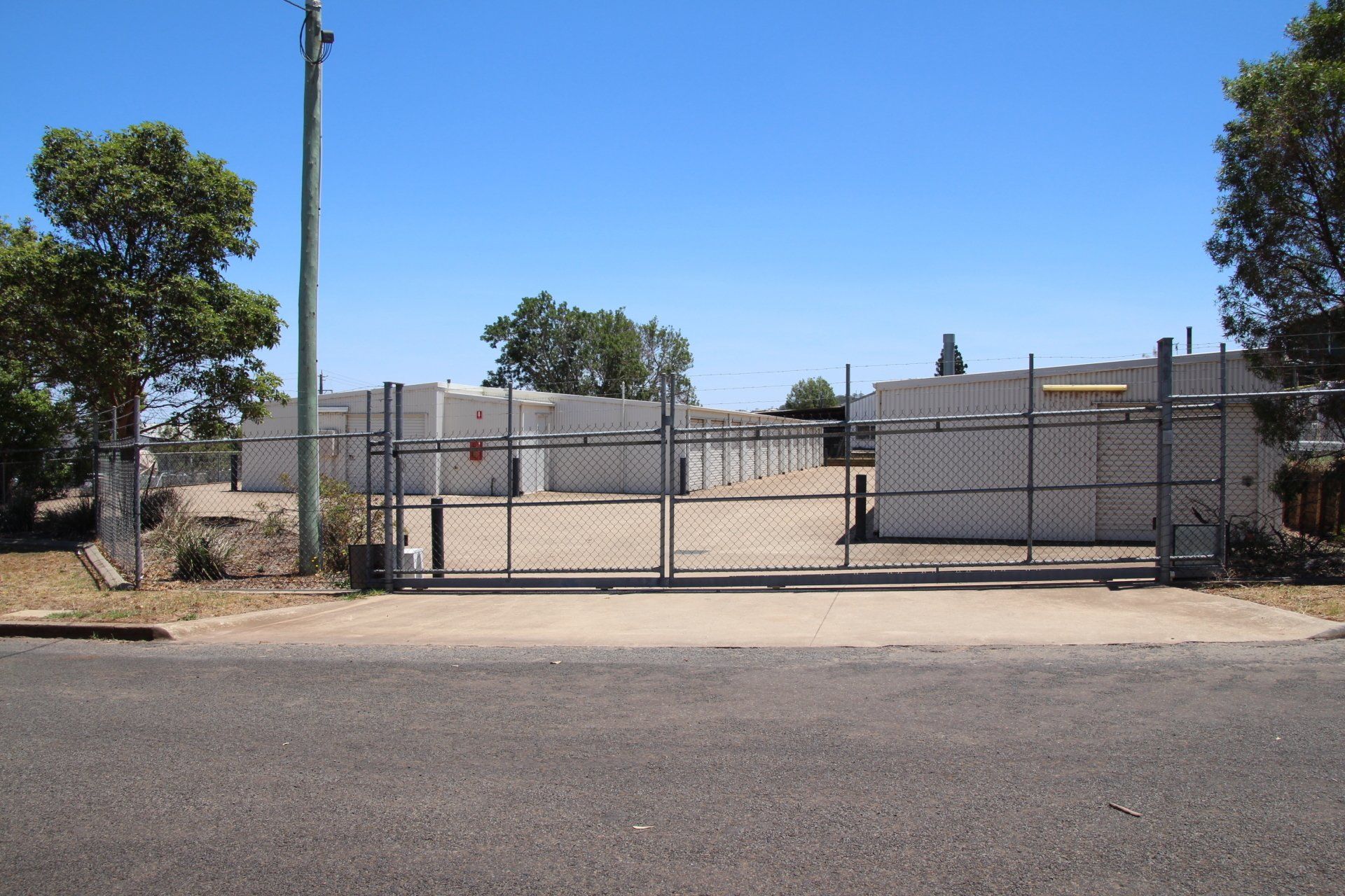 Tenants use a PIN code to open electronic gates