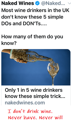 badly targeted ad example