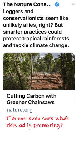 badly targeted ad example