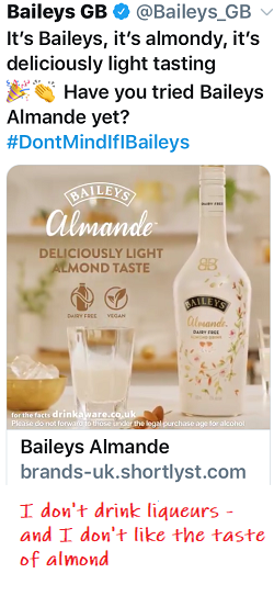 badly targeted ad example