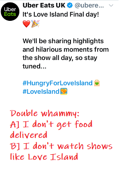 badly targeted ad example