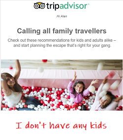 badly targeted ad example