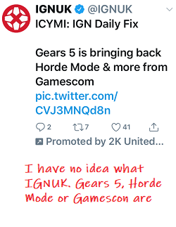 badly targeted ad example