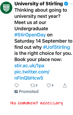 badly targeted ad example