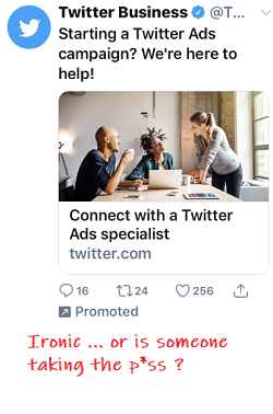 badly targeted ad example