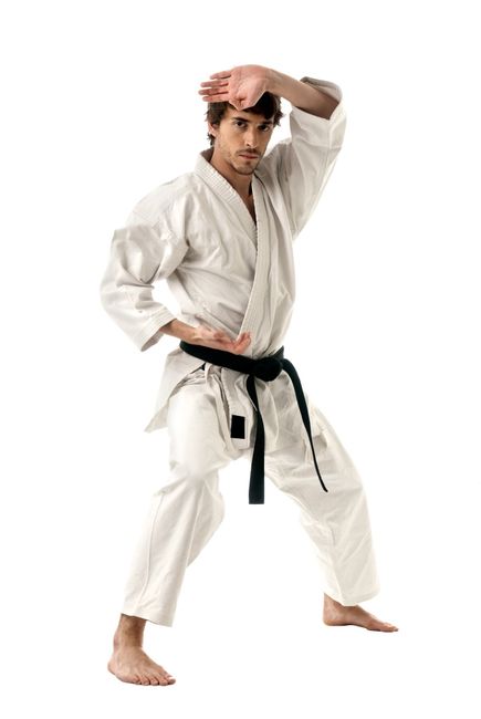 Man Wearing Black Belt — Richmond, KY — Richmond School of Karate Man Wearing Black Belt — Richmond, KY — Richmond School of Karate