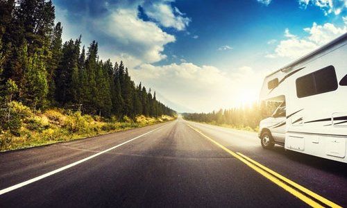 RV on the road