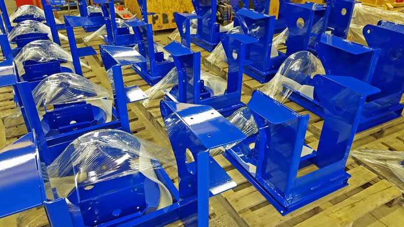 Model 1504 Welding Positioners Back From Powder Coating